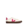 Veja 'Campo' White And Fuchsia Lear Sneakers