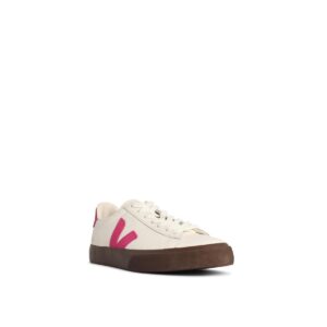 Alternative view of Veja 'Campo' White And Fuchsia Lear Sneakers