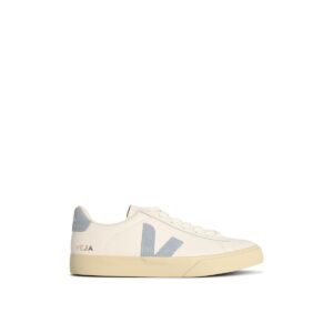 Veja 'Campo' White And Light Blue Lear Sneakers